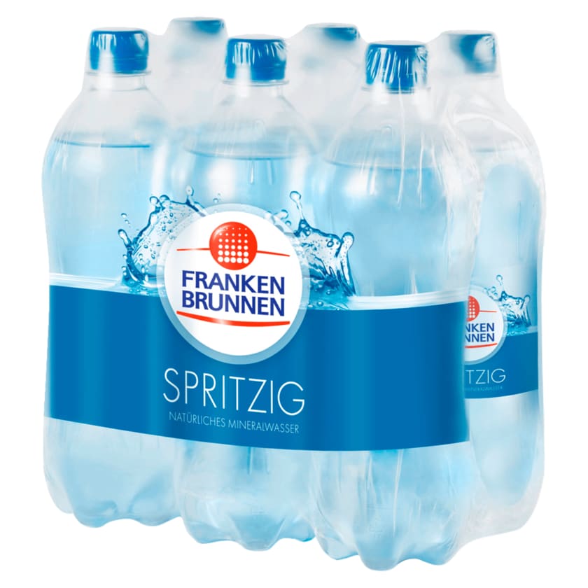 Franken Brunnen Mineralwasser spritzig 6x0,75l